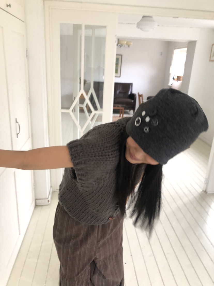 FLASH東大門㊣直郵女士新品熱賣人氣時尚25秋冬職業帽子紐扣FLASH帽子