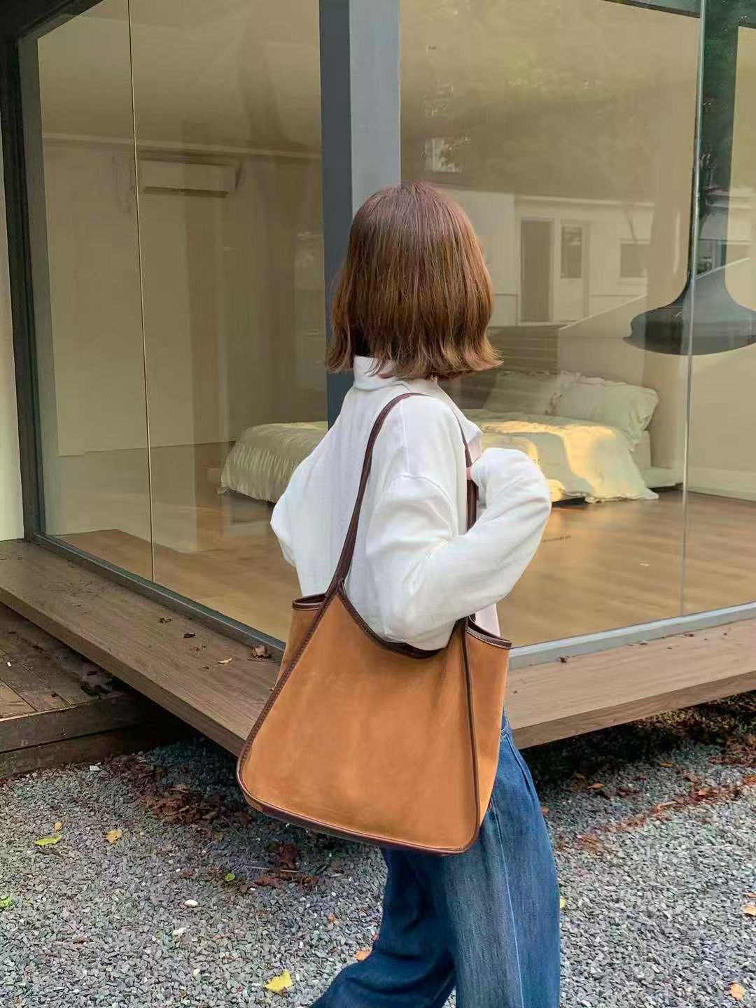 ORANGE-오렌지-OT東大門㊣直郵女裝新款時尚單肩斜跨包皮革ORANGE單肩/斜跨包圖色3