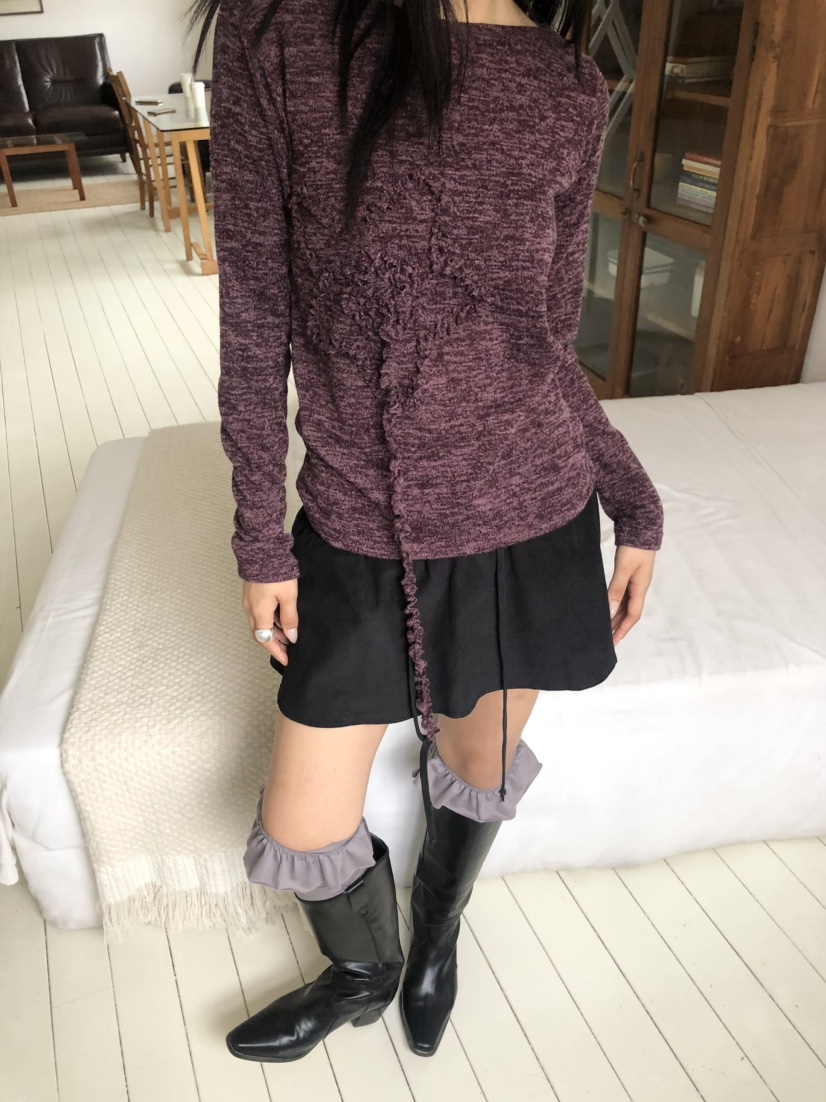 FLASH東大門㊣實拍女士新款人氣真品時尚休閑職業25秋冬短裙喇叭FLASH短裙