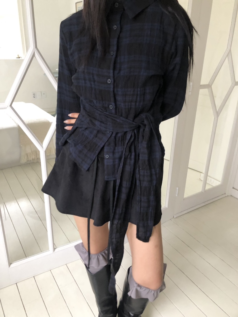 FLASH東大門㊣實拍女士新款人氣真品時尚休閑職業25秋冬短裙喇叭FLASH短裙