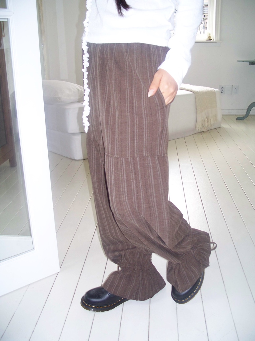 FLASH韓國直郵㊣女士新品人氣休閑推薦25秋冬職業休閑褲寬松FLASH休閑褲