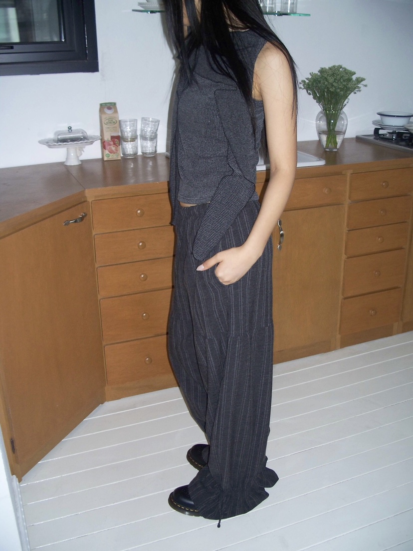 FLASH韓國直郵㊣女士新品人氣休閑推薦25秋冬職業休閑褲寬松FLASH休閑褲