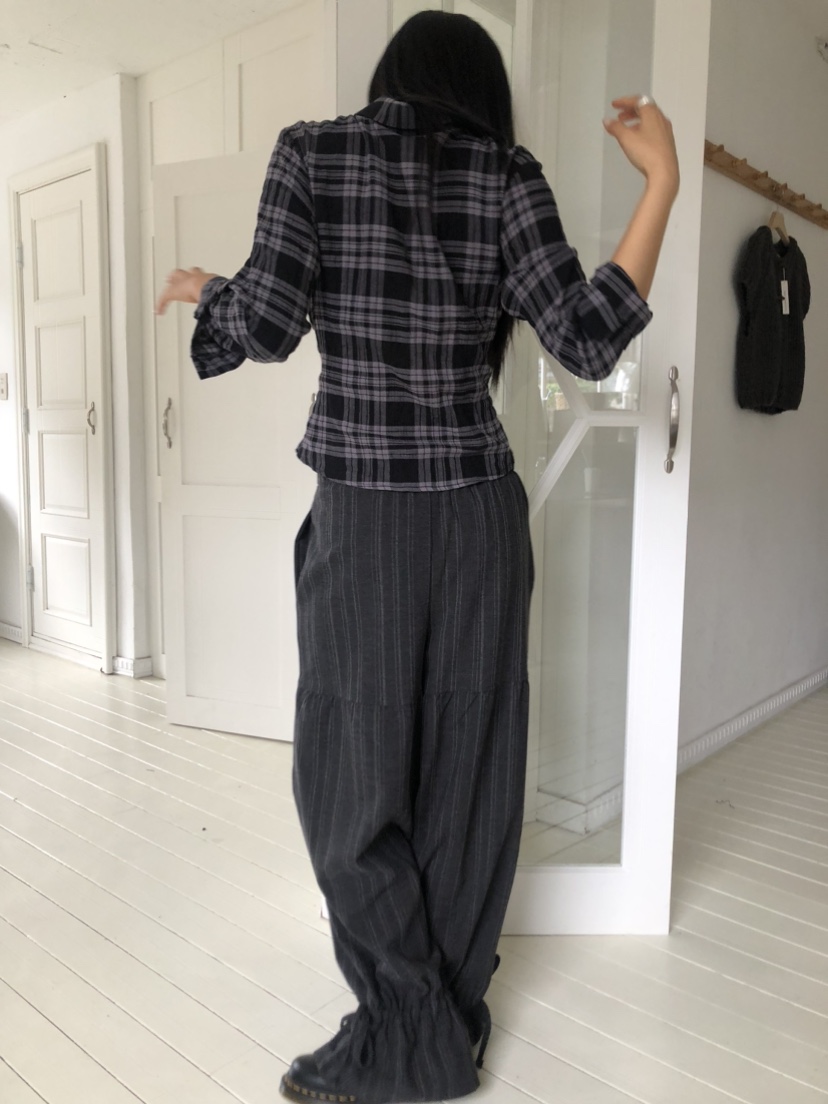 FLASH韓國直郵㊣女士新品人氣休閑推薦25秋冬職業休閑褲寬松FLASH休閑褲