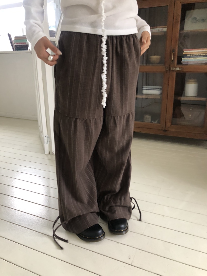 FLASH韓國直郵㊣女士新品人氣休閑推薦25秋冬職業休閑褲寬松FLASH休閑褲