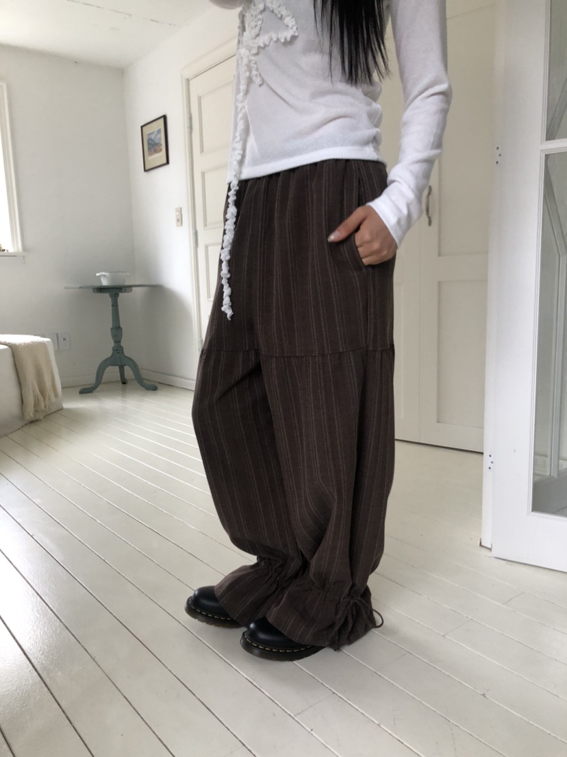 FLASH韓國直郵㊣女士新品人氣休閑推薦25秋冬職業休閑褲寬松FLASH休閑褲
