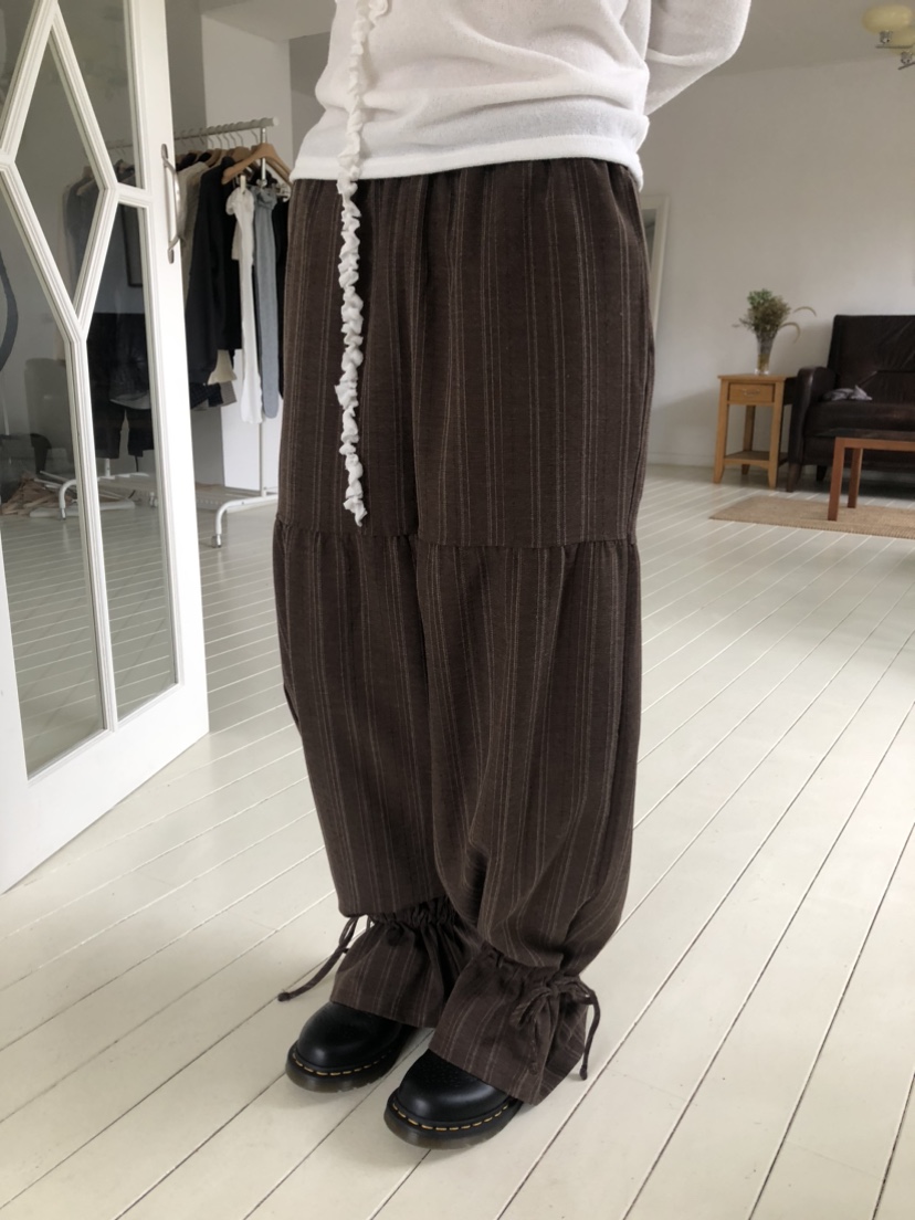 FLASH韓國直郵㊣女士新品人氣休閑推薦25秋冬職業休閑褲寬松FLASH休閑褲圖色1