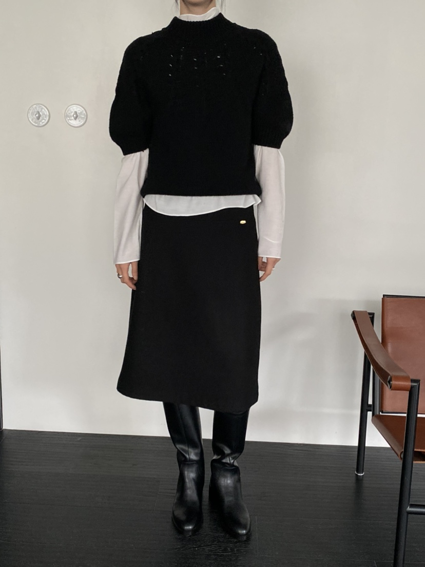 MOVENNE韓國直郵㊣女裝新款熱賣25秋冬時尚人氣半身裙中短裙MOVENNE半身裙/中短裙