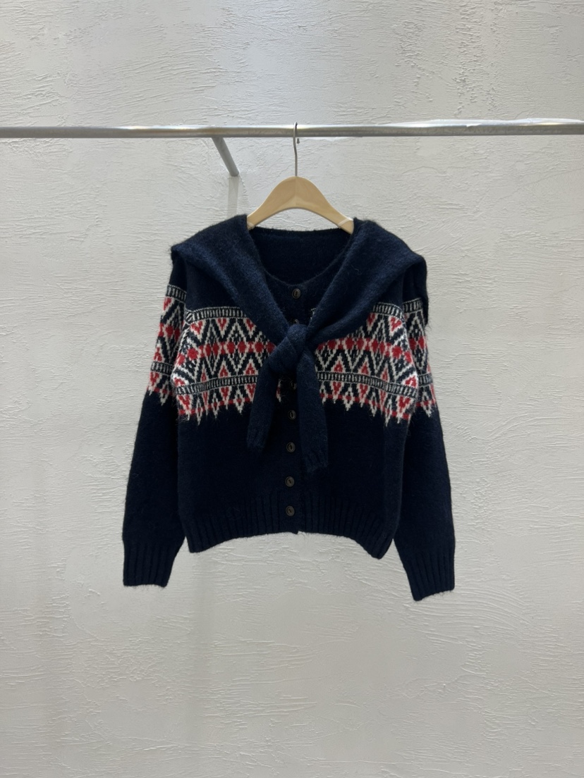 STRAWBERRY東大門㊣代購女裝新品25秋冬休閑時尚針織衫披肩STRAWBERRY針織衫圖色3