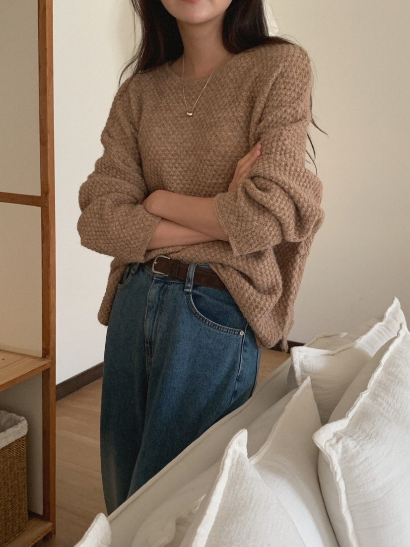 MOSMOS韓國直郵㊣女士新品職業時尚真品推薦人氣休閑針織衫MOSMOS針織衫