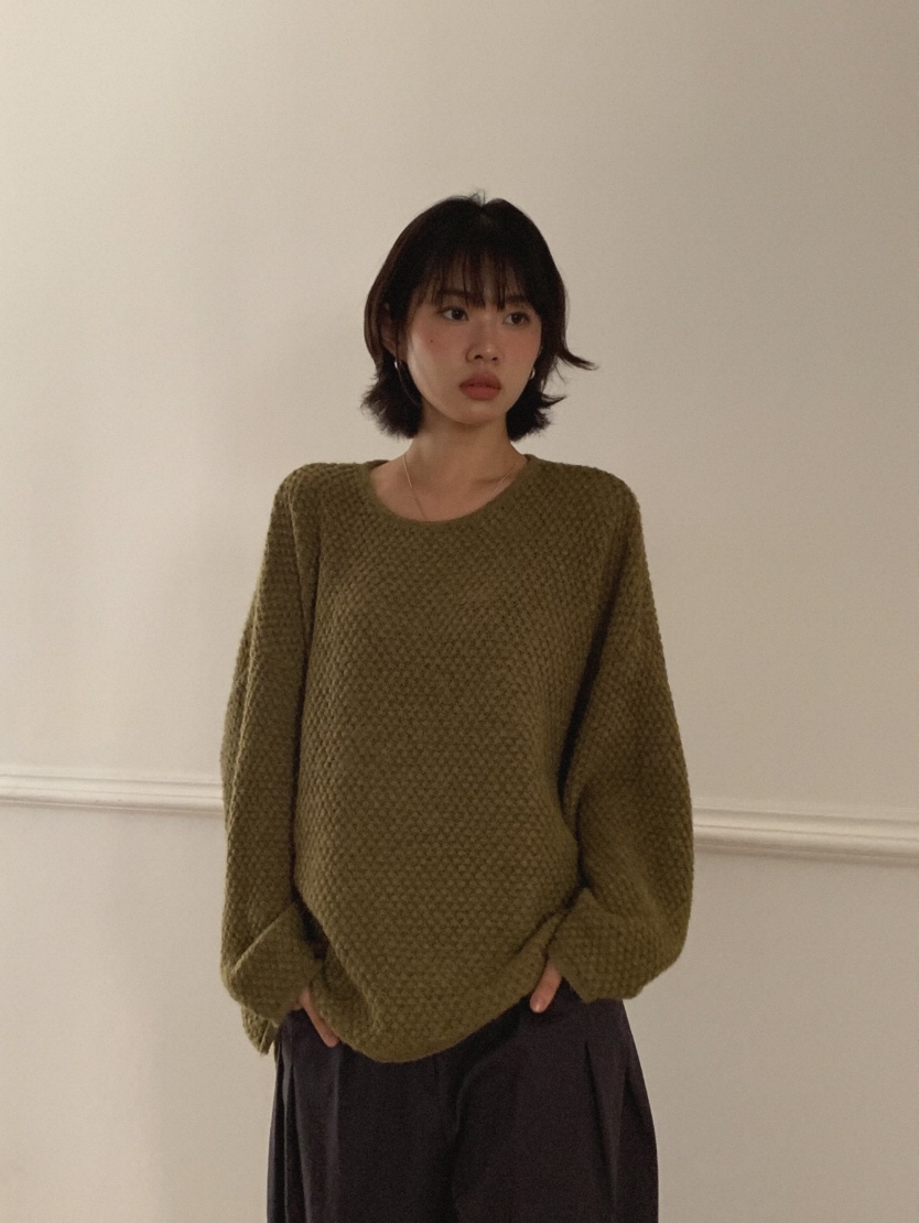 MOSMOS韓國直郵㊣女士新品職業時尚真品推薦人氣休閑針織衫MOSMOS針織衫