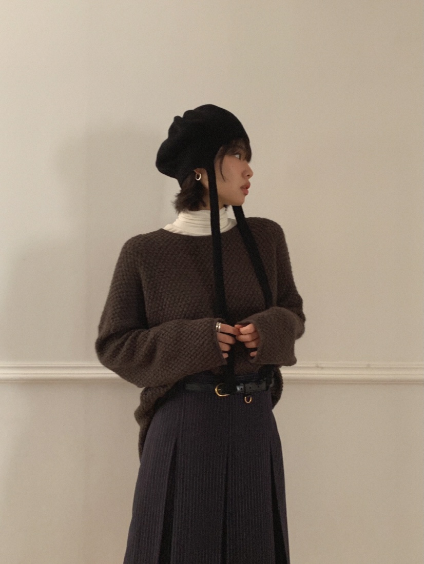 MOSMOS韓國直郵㊣女士新品職業時尚真品推薦人氣休閑針織衫MOSMOS針織衫