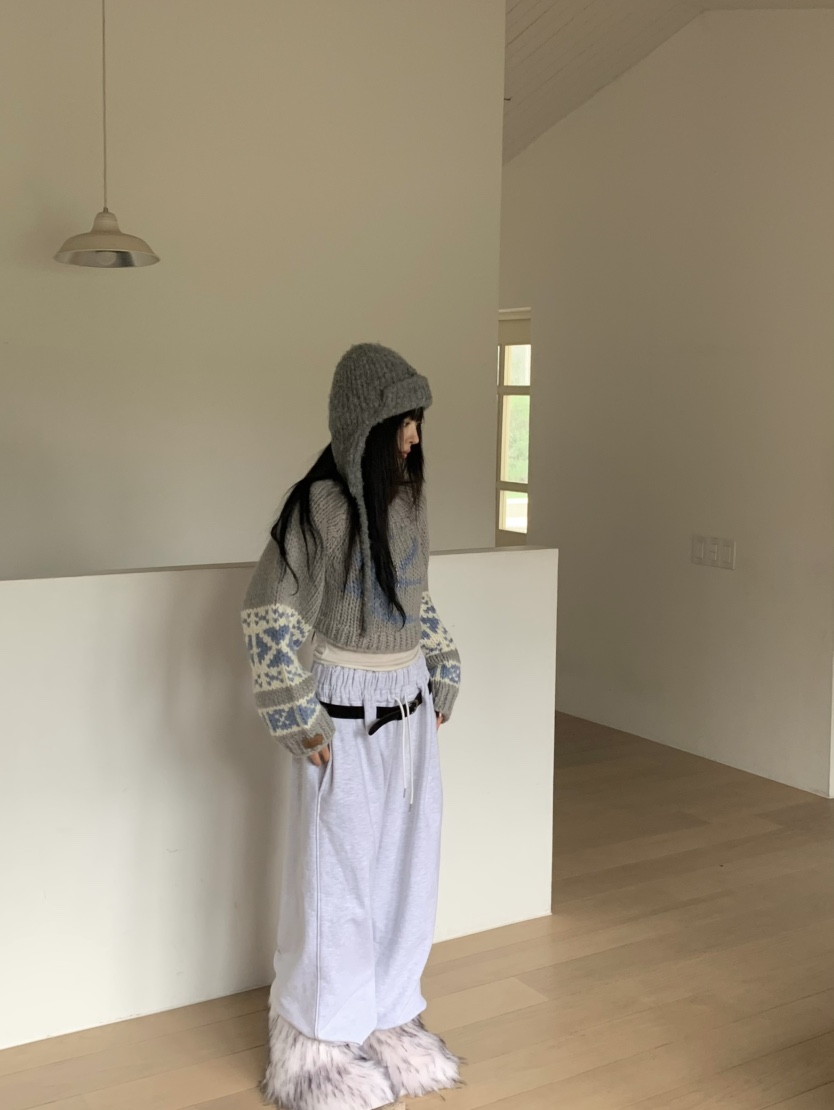VIRKIN東大門㊣代購女士新品人氣推薦針織衫手工針織兩面可穿VIRKIN針織衫