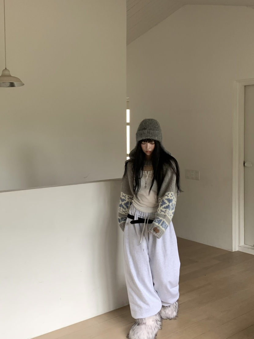 VIRKIN東大門㊣代購女士新品人氣推薦針織衫手工針織兩面可穿VIRKIN針織衫