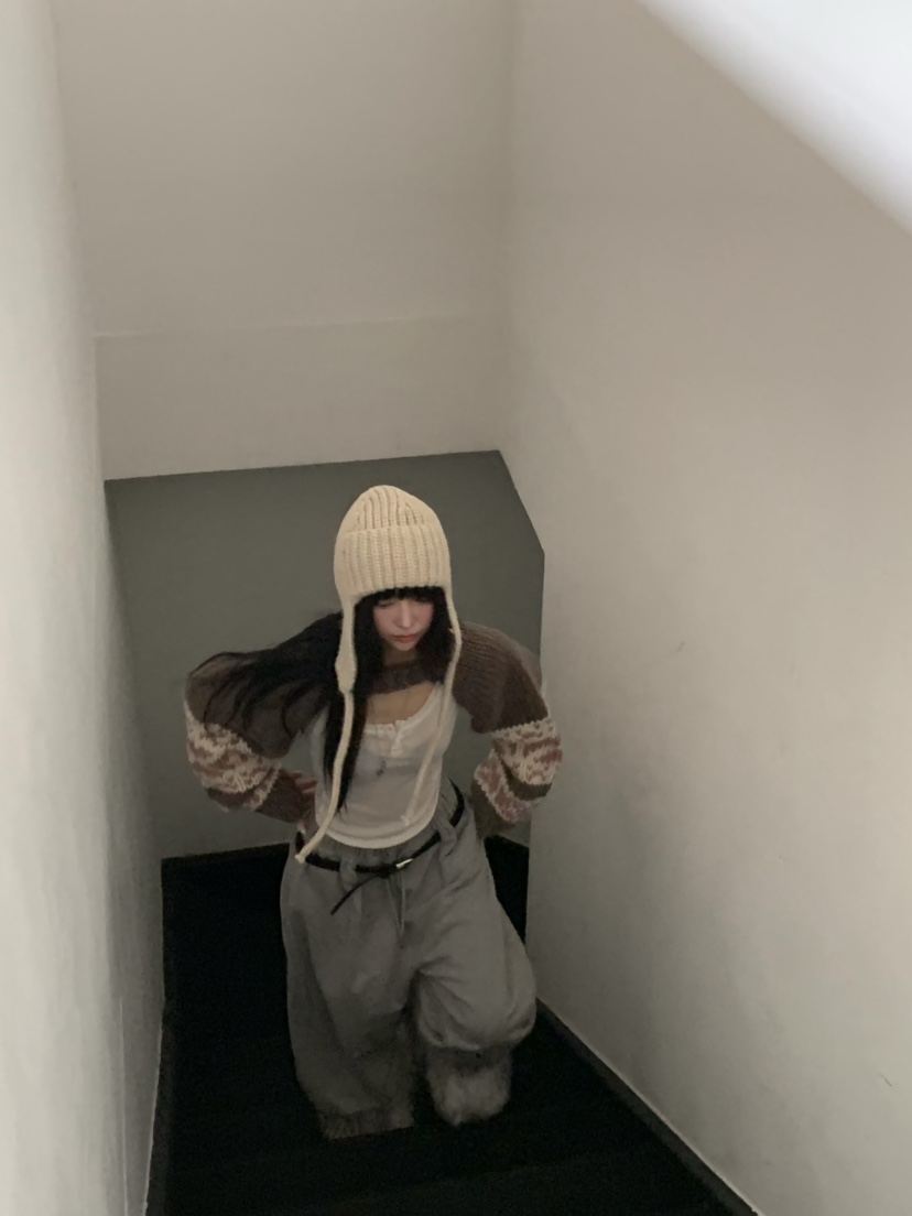 VIRKIN東大門㊣代購女士新品人氣推薦針織衫手工針織兩面可穿VIRKIN針織衫