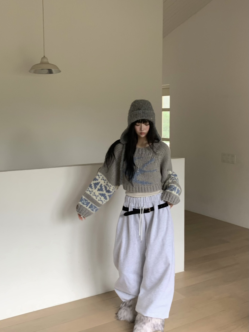 VIRKIN東大門㊣代購女士新品人氣推薦針織衫手工針織兩面可穿VIRKIN針織衫