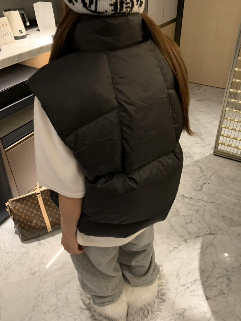 VIRKIN東大門㊣代購女士新品時尚熱賣真品休閑推薦25秋冬馬甲絨VIRKIN馬甲