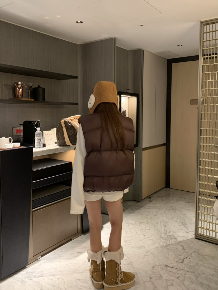 VIRKIN東大門㊣代購女士新品時尚熱賣真品休閑推薦25秋冬馬甲絨VIRKIN馬甲