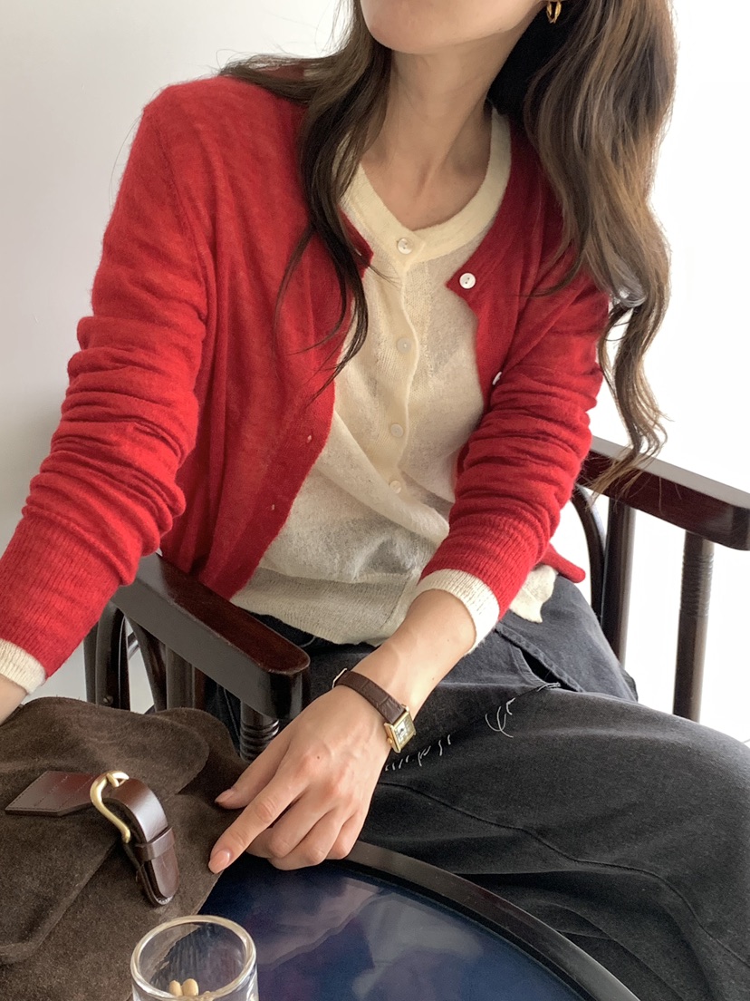 STRAWBERRY東大門㊣實拍女裝新款休閑25秋冬真品職業針織衫STRAWBERRY針織衫