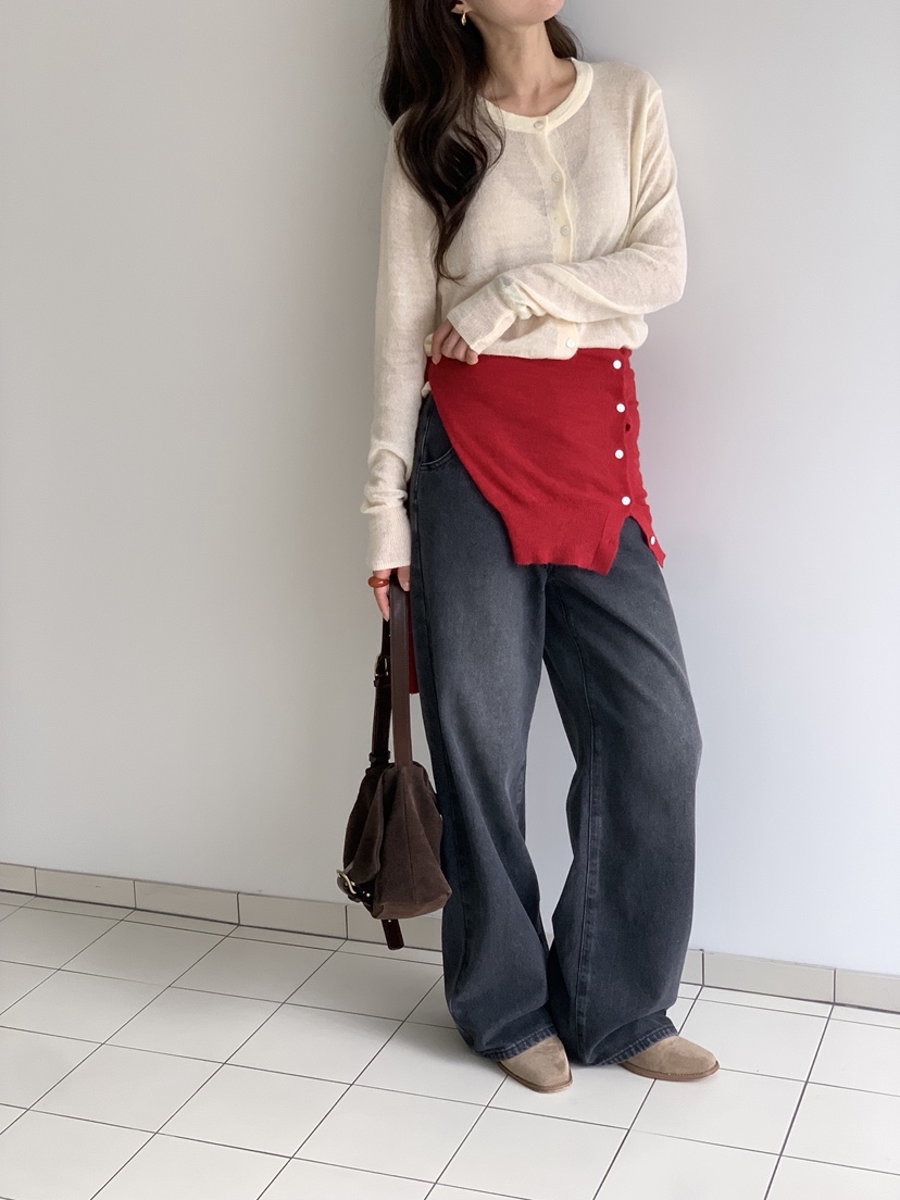 STRAWBERRY東大門㊣實拍女裝新款休閑25秋冬真品職業針織衫STRAWBERRY針織衫圖色3