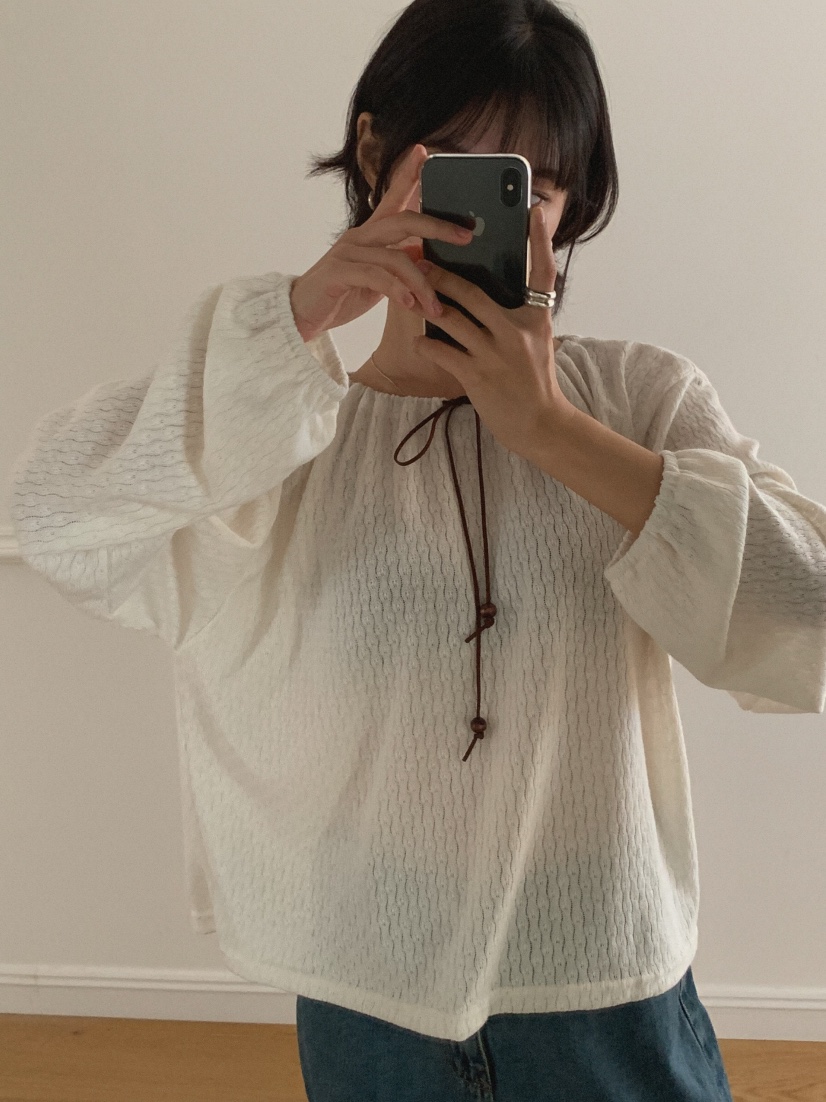MOSMOS韓國直郵㊣女裝新品休閑職業熱賣時尚25秋冬真品長袖T恤MOSMOS長袖T恤