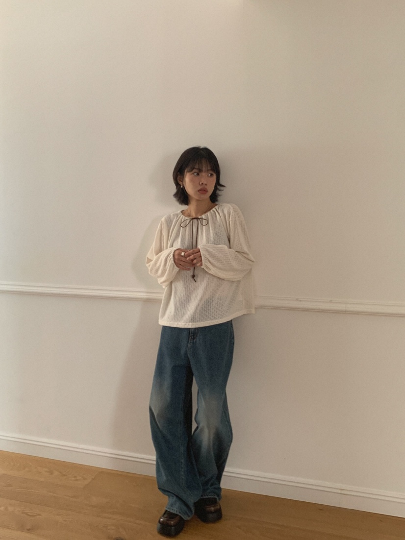 MOSMOS韓國直郵㊣女裝新品休閑職業熱賣時尚25秋冬真品長袖T恤MOSMOS長袖T恤