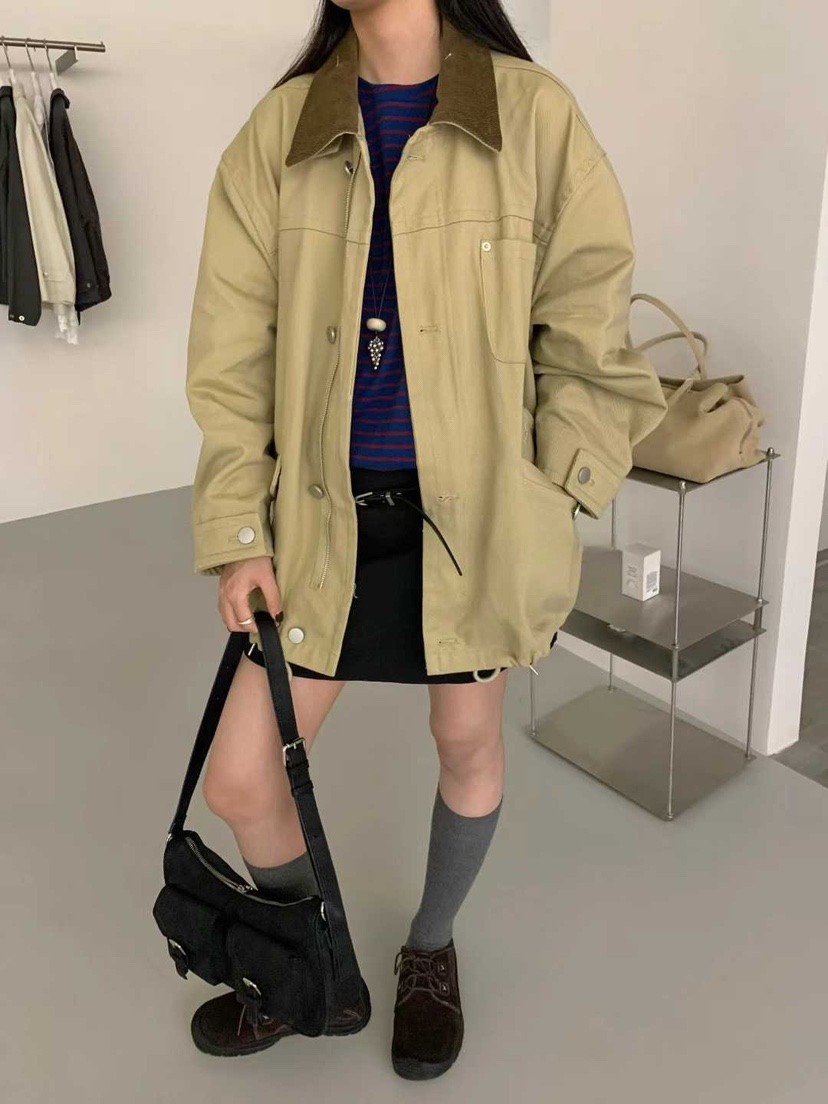 STRAWBERRY東大門㊣實拍女士新款休閑25秋冬職業真品熱賣夾克STRAWBERRY夾克