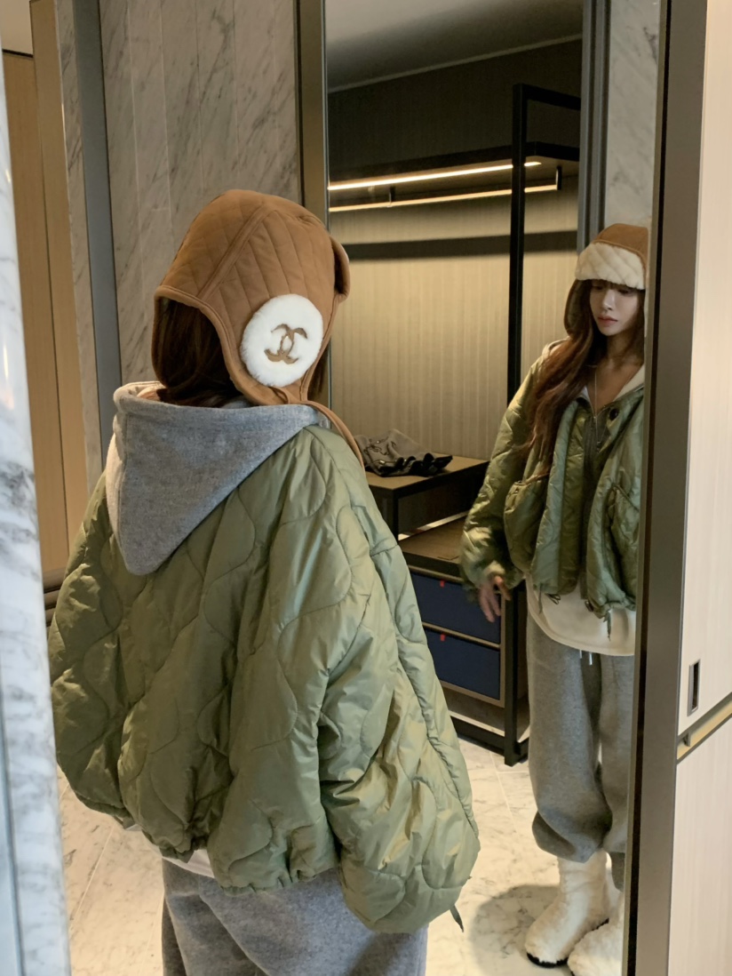 VIRKIN東大門㊣直郵女士新款時尚推薦25秋冬短款棉服兩面穿VIRKIN短款棉服