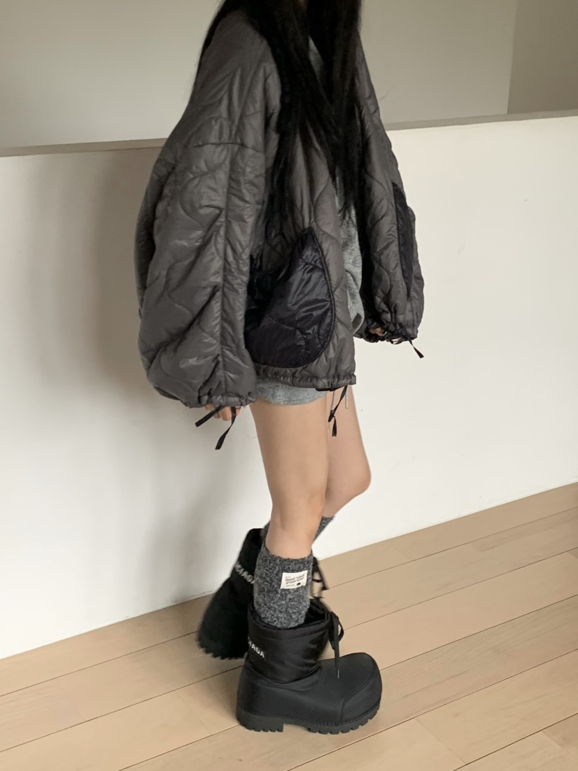 VIRKIN東大門㊣直郵女士新款時尚推薦25秋冬短款棉服兩面穿VIRKIN短款棉服