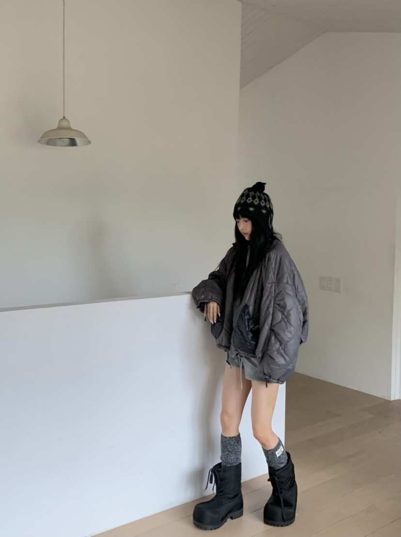 VIRKIN東大門㊣直郵女士新款時尚推薦25秋冬短款棉服兩面穿VIRKIN短款棉服