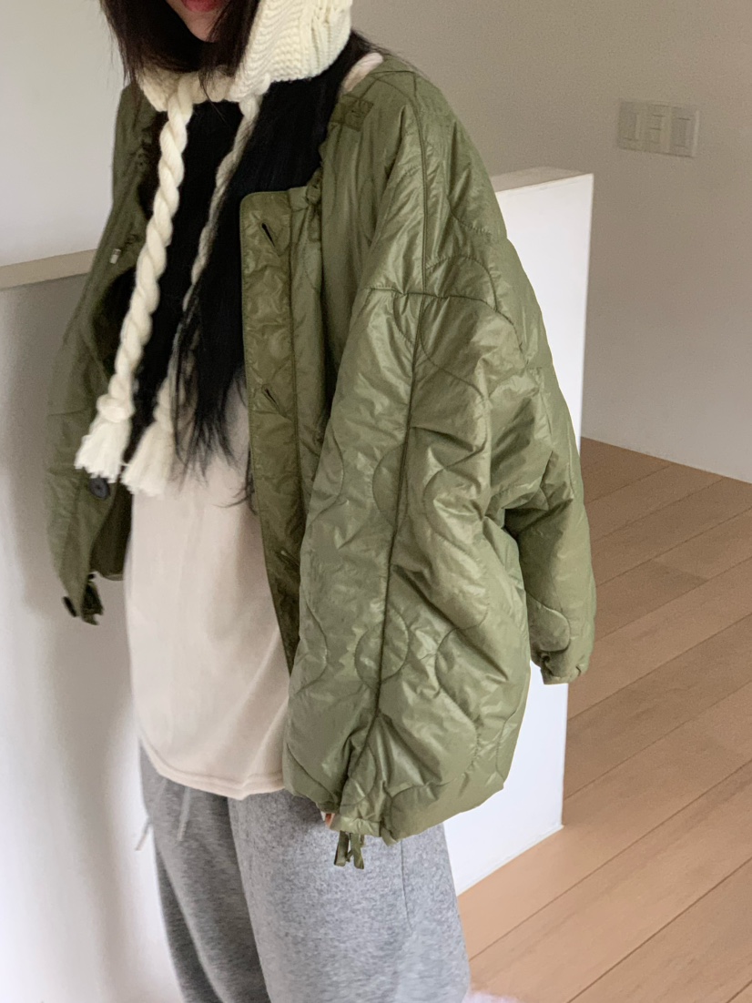 VIRKIN東大門㊣直郵女士新款時尚推薦25秋冬短款棉服兩面穿VIRKIN短款棉服