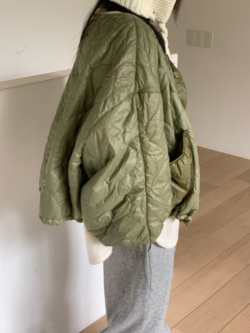 VIRKIN東大門㊣直郵女士新款時尚推薦25秋冬短款棉服兩面穿VIRKIN短款棉服