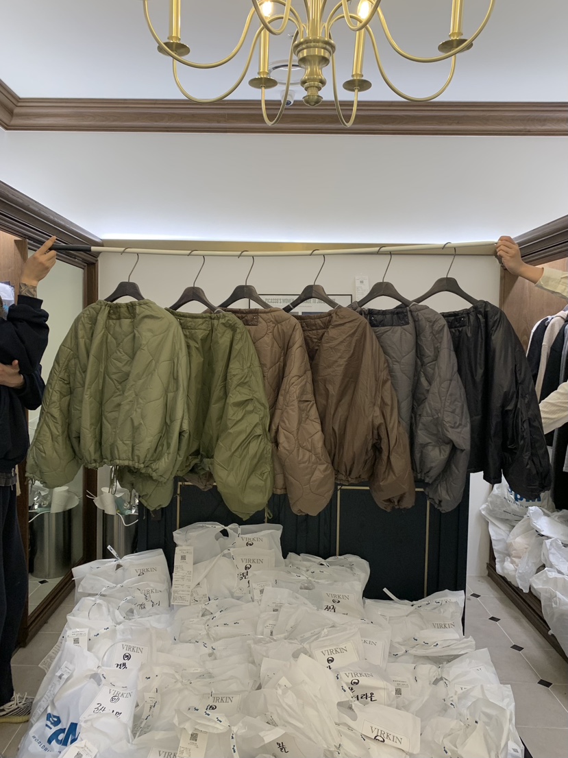 VIRKIN東大門㊣直郵女士新款時尚推薦25秋冬短款棉服兩面穿VIRKIN短款棉服