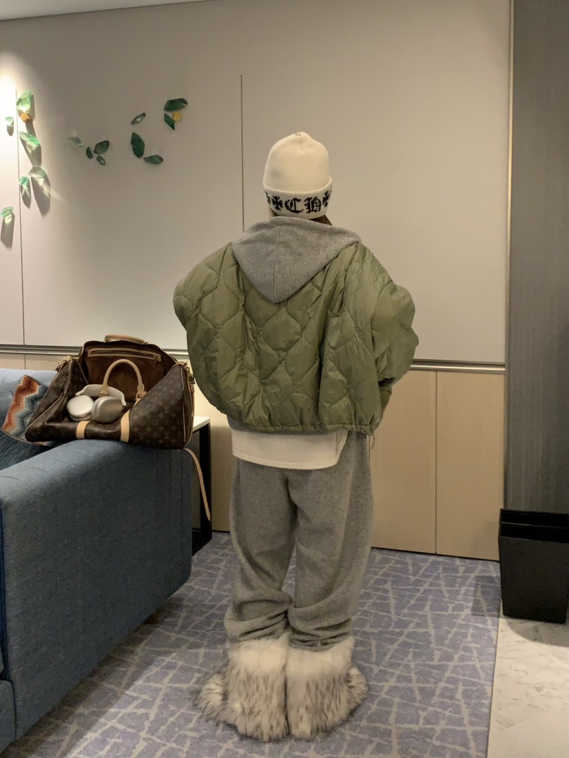 VIRKIN東大門㊣直郵女士新款時尚推薦25秋冬短款棉服兩面穿VIRKIN短款棉服