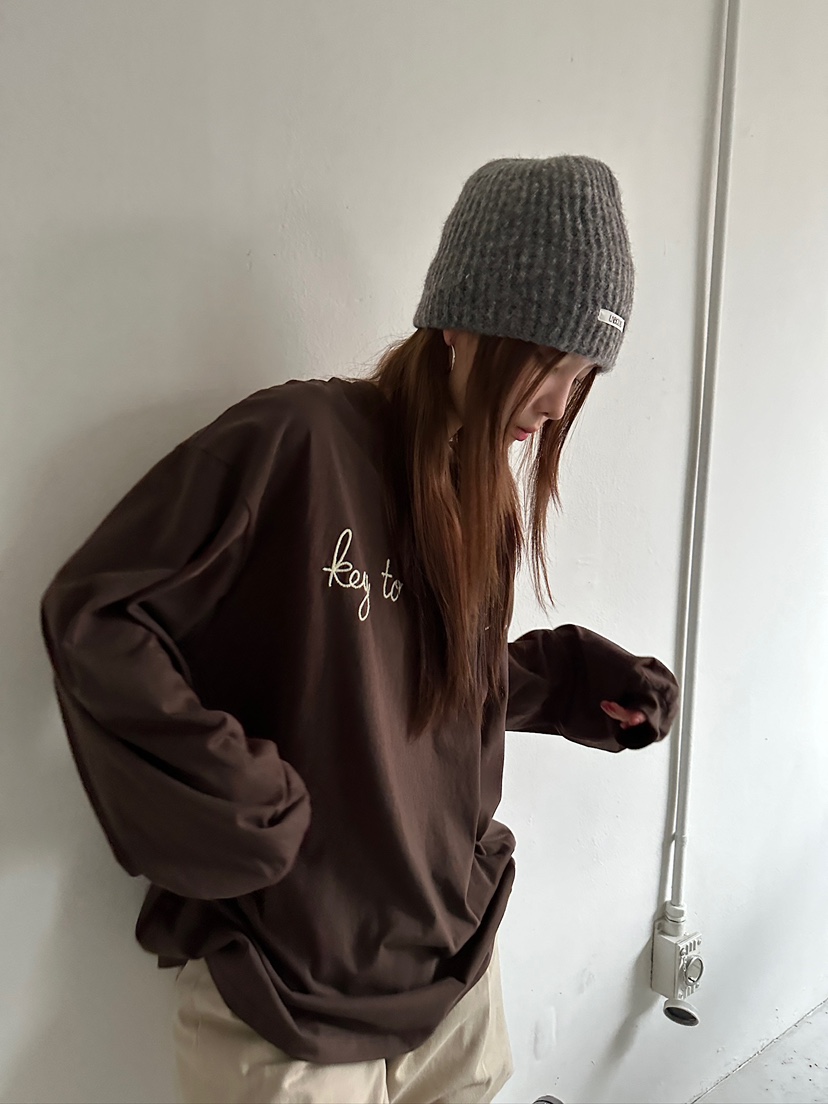 UNBOUND韓國代購㊣女士新品25秋冬推薦時尚人氣休閑長袖T恤UNBOUND長袖T恤