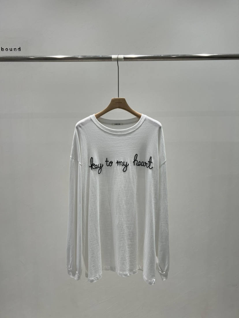 UNBOUND韓國代購㊣女士新品25秋冬推薦時尚人氣休閑長袖T恤UNBOUND長袖T恤