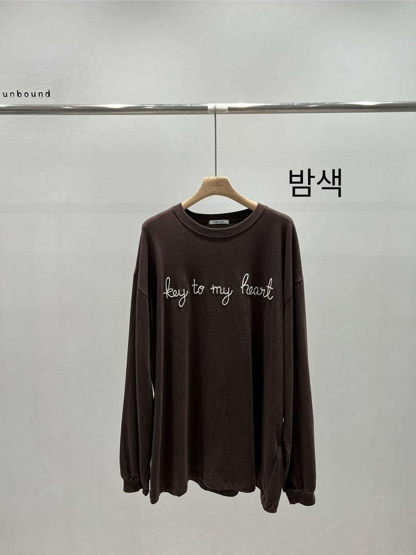 UNBOUND韓國代購㊣女士新品25秋冬推薦時尚人氣休閑長袖T恤UNBOUND長袖T恤圖色2