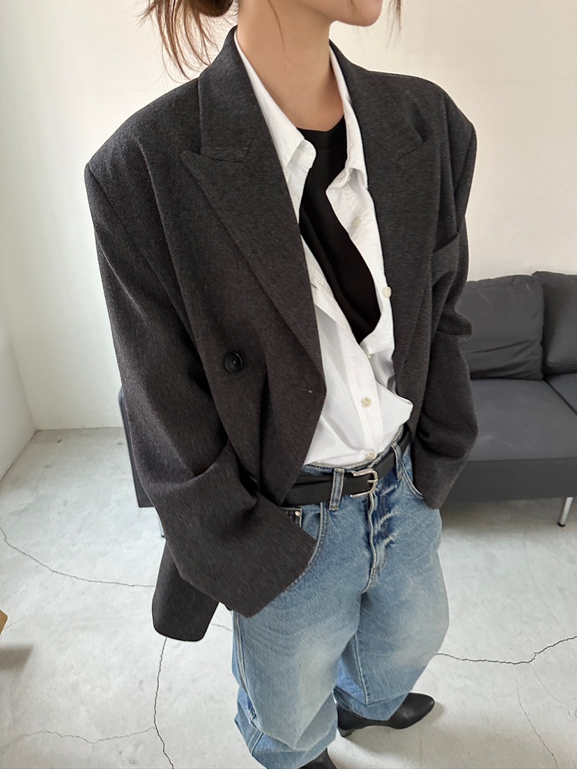UNBOUND東大門㊣實拍女裝新品推薦人氣熱賣職業時尚真品夾克UNBOUND夾克