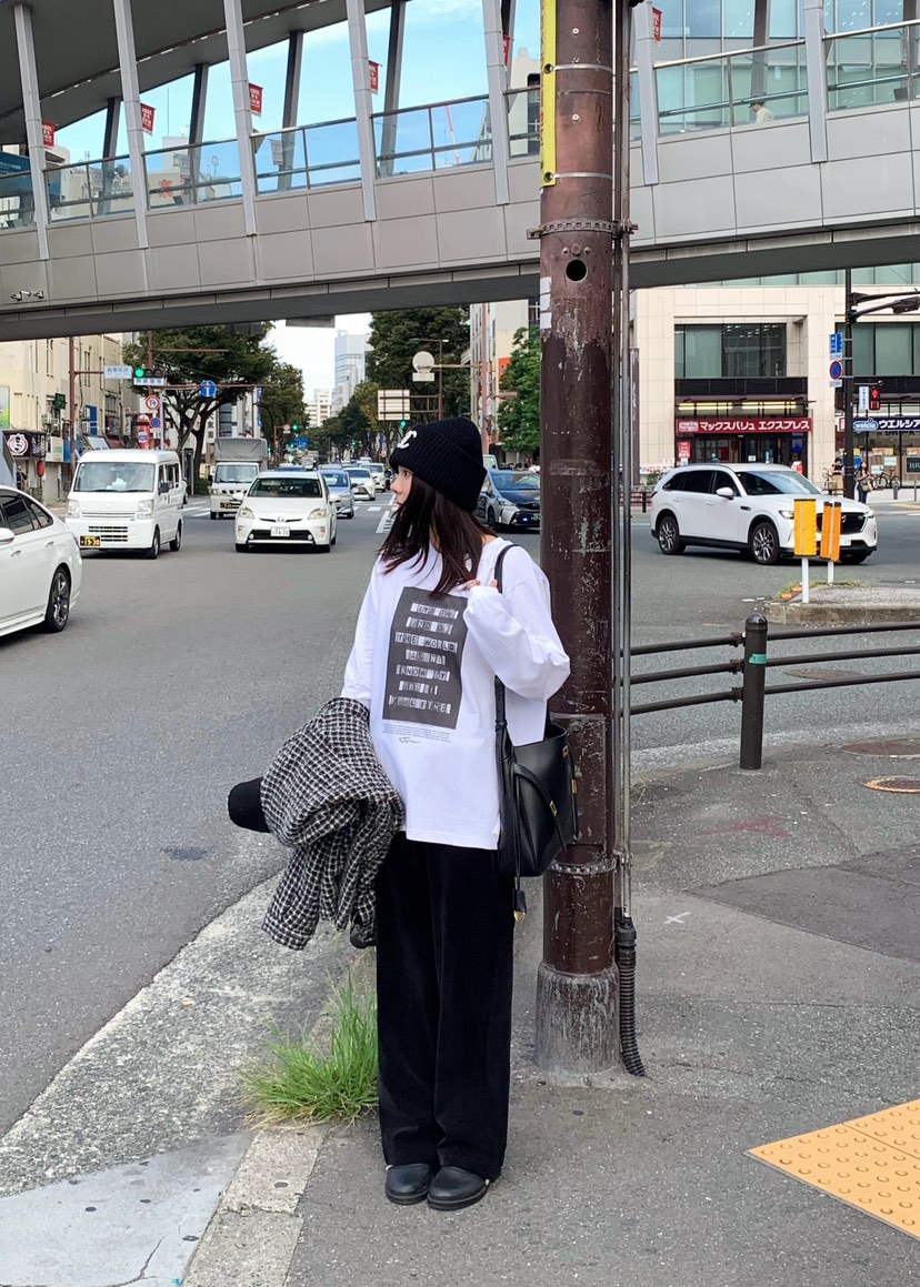 COURGETTE韓國代購㊣女裝新品職業真品時尚熱賣休閑長袖T恤COURGETTE長袖T恤