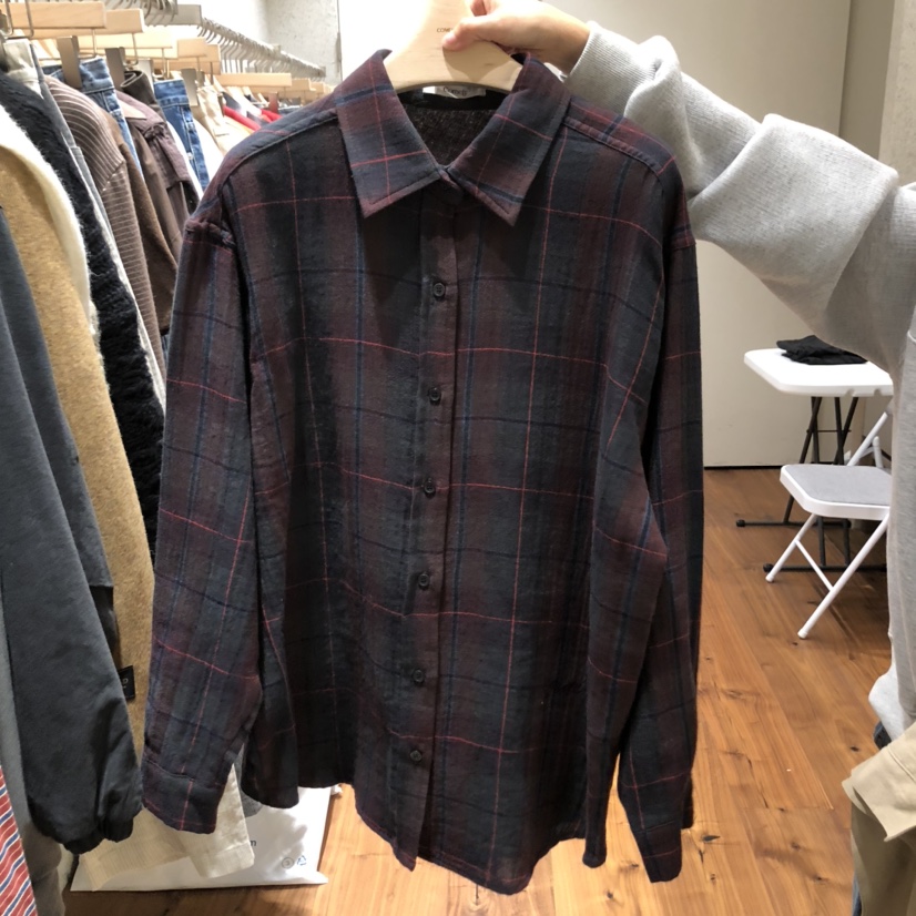 COMELY東大門㊣代購女士新品職業時尚真品休閑襯衫蕾絲衫格子COMELY襯衫/蕾絲衫
