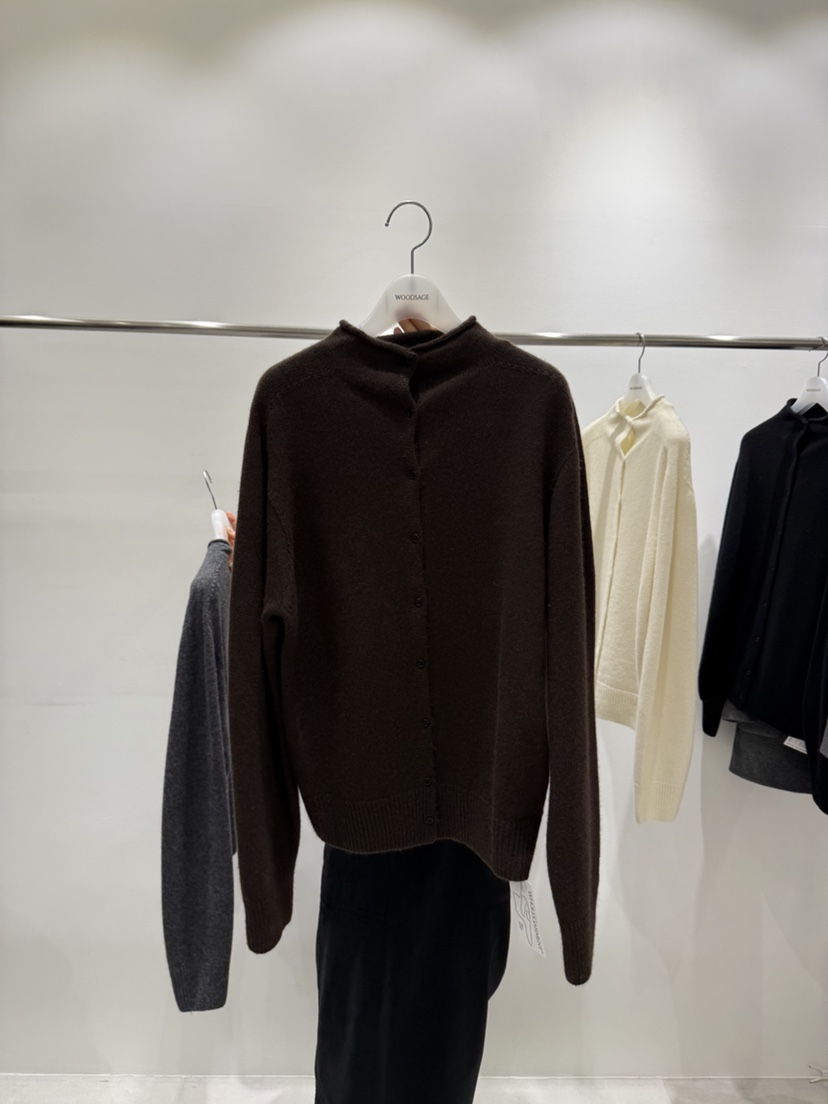 WOOD SAGE東大門㊣實拍女裝新款真品25秋冬職業針織衫高領WOOD SAGE針織衫圖色3