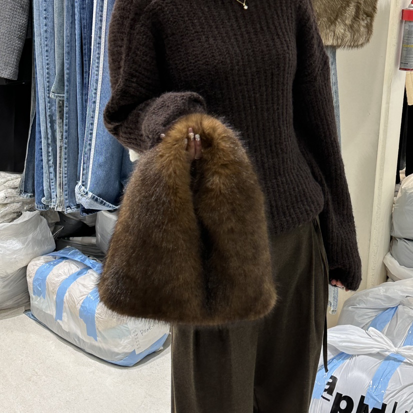 VINTAGE VIBE東大門㊣實拍女士新款熱賣人氣推薦25秋冬手提包VINTAGE VIBE手提包圖色2