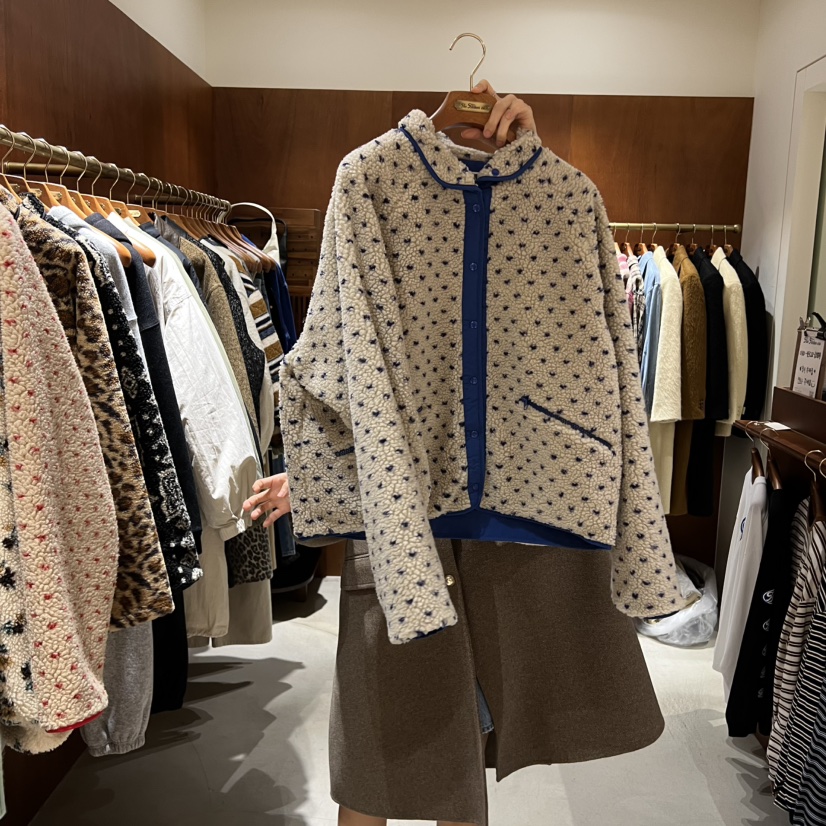 HEBON東大門㊣直郵女裝新品休閑職業真品25秋冬人氣夾克雙面絨HEBON夾克圖色3