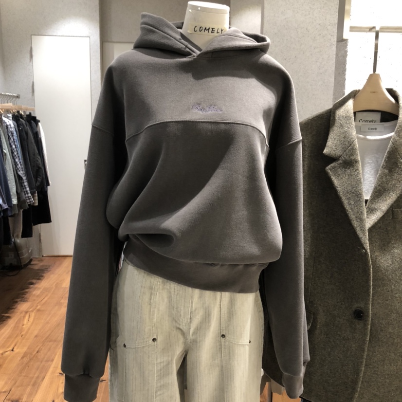 COMELY東大門㊣代購女裝新品推薦25秋冬時尚人氣衛衣加絨兜帽COMELY衛衣圖色2