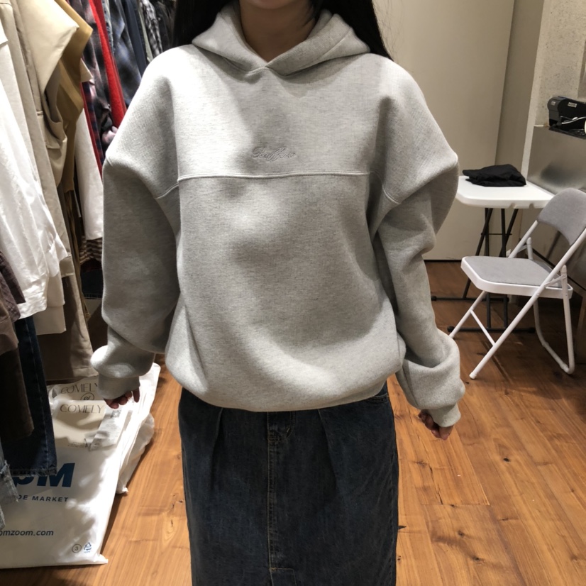 COMELY東大門㊣代購女裝新品推薦25秋冬時尚人氣衛衣加絨兜帽COMELY衛衣圖色3