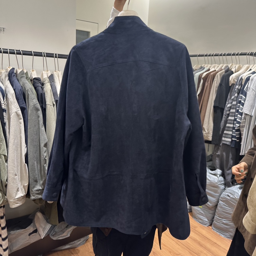 JADEMARKET東大門㊣直郵女士新品真品25秋冬夾克絨面革雙層JADE MARKET夾克