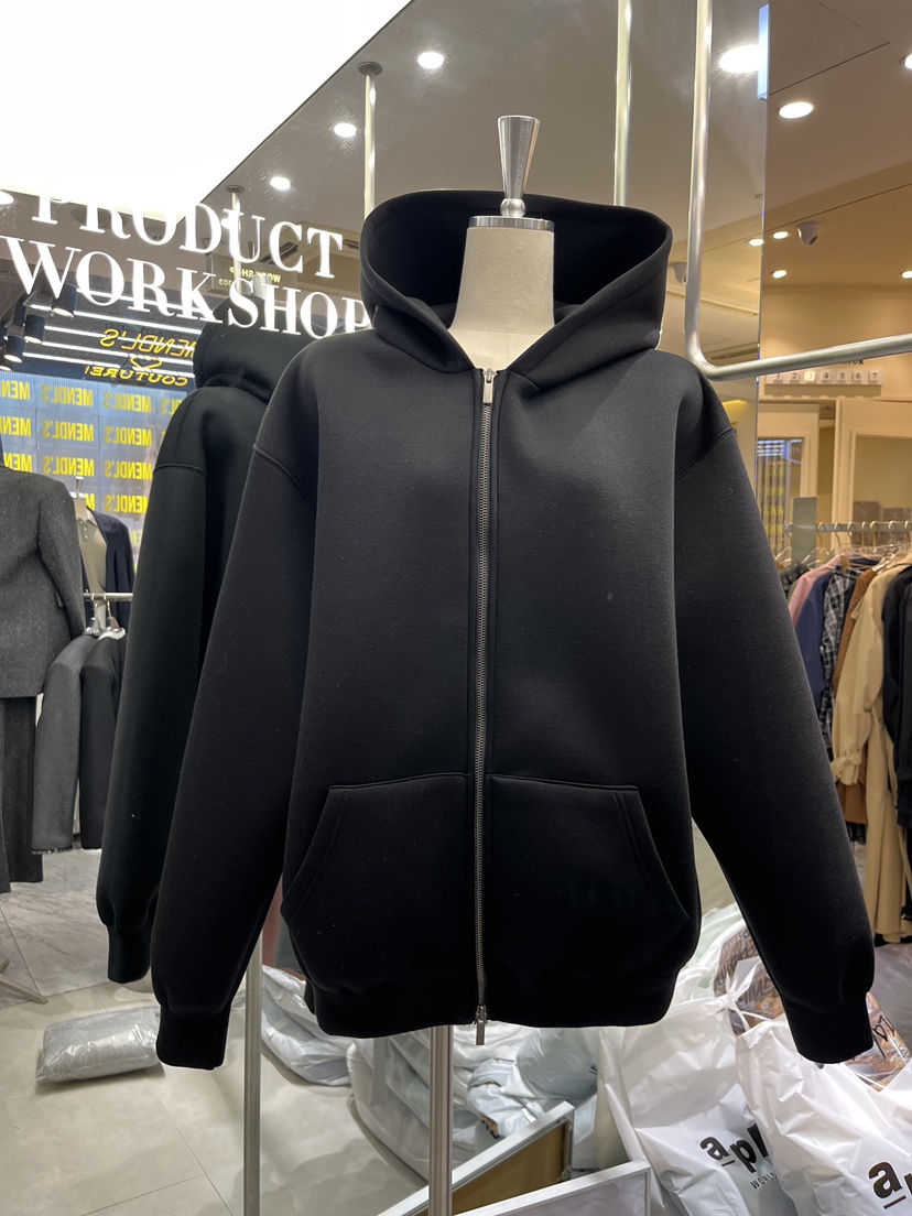 WORK SHOP韓國代購㊣女士新款推薦休閑職業熱賣夾克拉鏈加絨Work_shop夾克圖色2