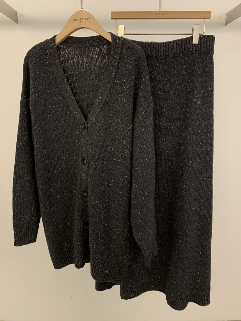 UNDER KEY韓國直郵㊣女士新品25秋冬真品熱賣人氣套裝兩件套UNDER KEY套裝圖色2