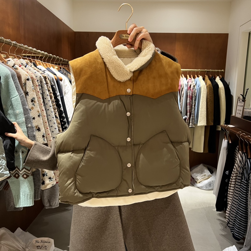 HEBON東大門㊣實拍女士新品真品時尚推薦職業人氣休閑馬甲鴨絨HEBON馬甲圖色4
