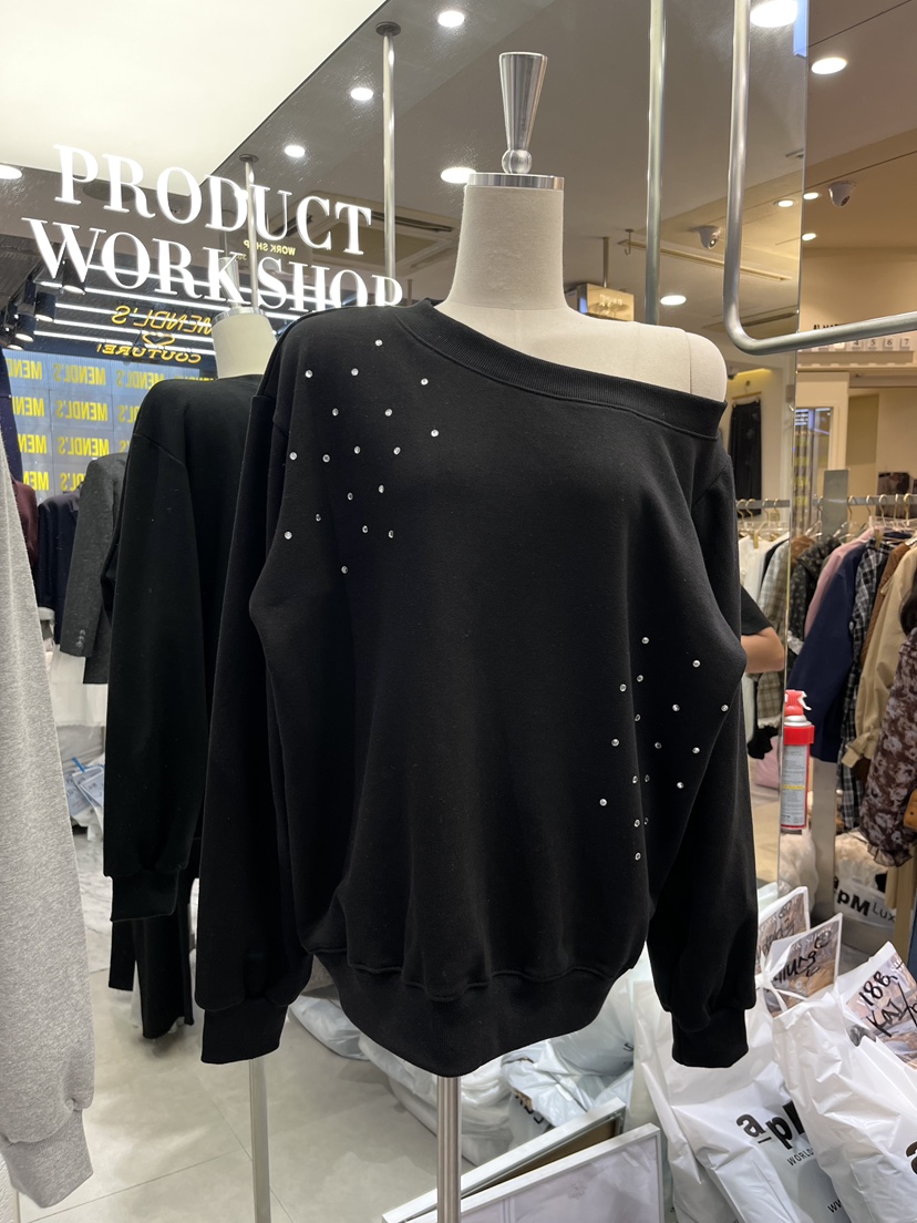 WORK SHOP韓國代購㊣女士新品時尚休閑人氣推薦真品熱賣衛衣Work_shop衛衣圖色2