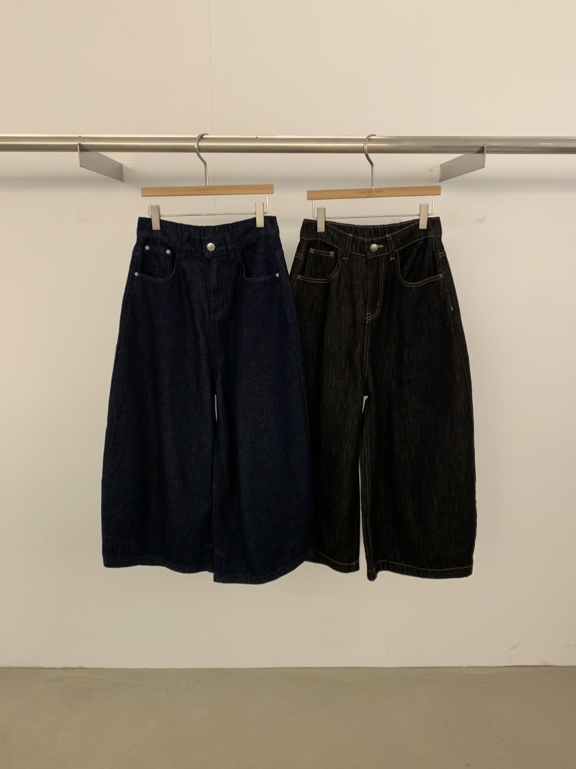 UNDER KEY東大門㊣代購女士新品時尚25秋冬熱賣推薦牛仔褲UNDER KEY牛仔褲